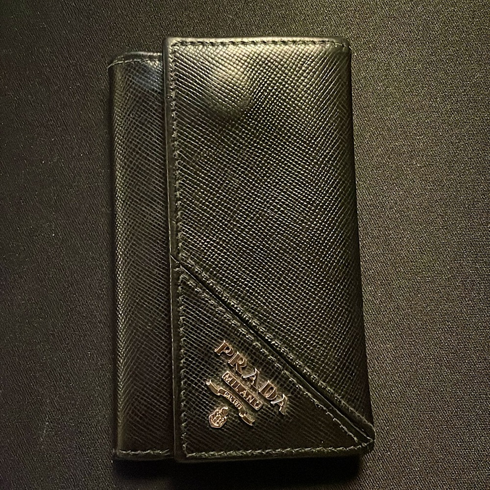 Prada Key Holder Saffiano